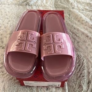Size 11 Tory Burch jelly slides authentic